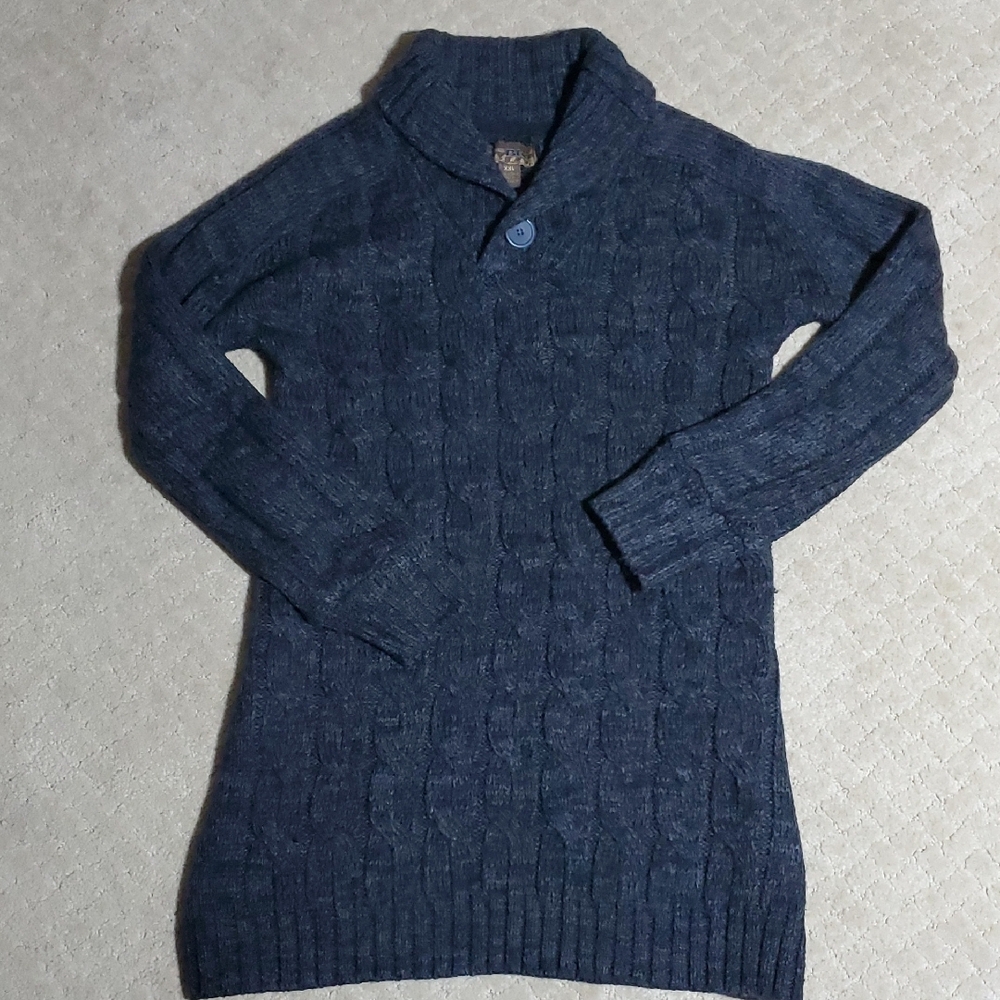 Pronto Uomo Dark Grey Women's Cowl Neck Sweater Size Med-XL